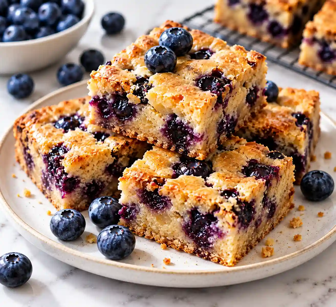 Blueberry Blondies