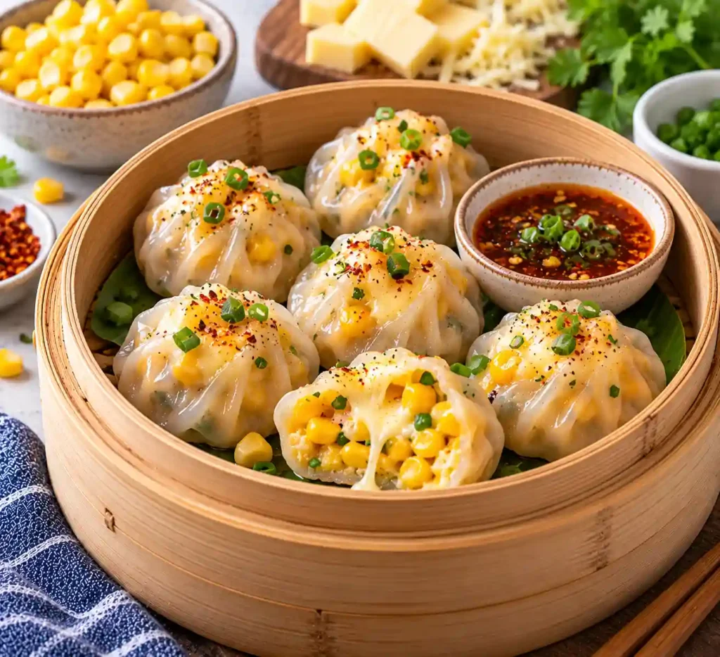 Corn and Cheese Dimsums